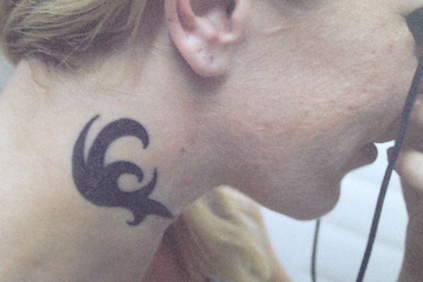 Nektattoo voor de eerste laser behandeling