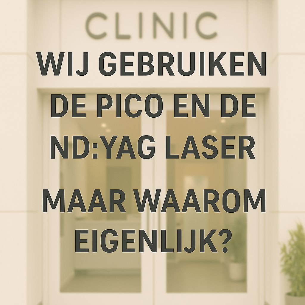 WIJ GEBRUIKEN DE PICO EN DE ND YAG LASER MAAR WAAROM EIGELIJK
